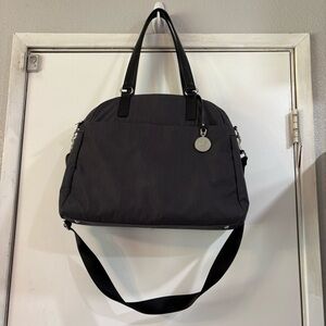 Lo & Sons OG Heather Gray and Black O.G. Overnight Bag Travel Carryon Tote